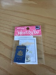 Jolee’s 3D Scrapbooking Stickers International Travel Vacation Passport Map NEW