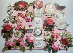 Anna Griffin Misc Embellishment Stickers 23 Pieces