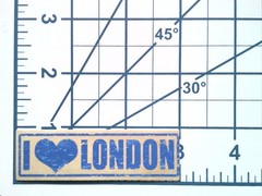 London Sticker Die Cut I Love UK Travel Souvenir Rustic Decal