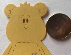 BEAR Laser Die-Cuts(1pc)Deluxe Cuts•Teddybear•Stuffed Animal•Toys•Children•Kid🐻