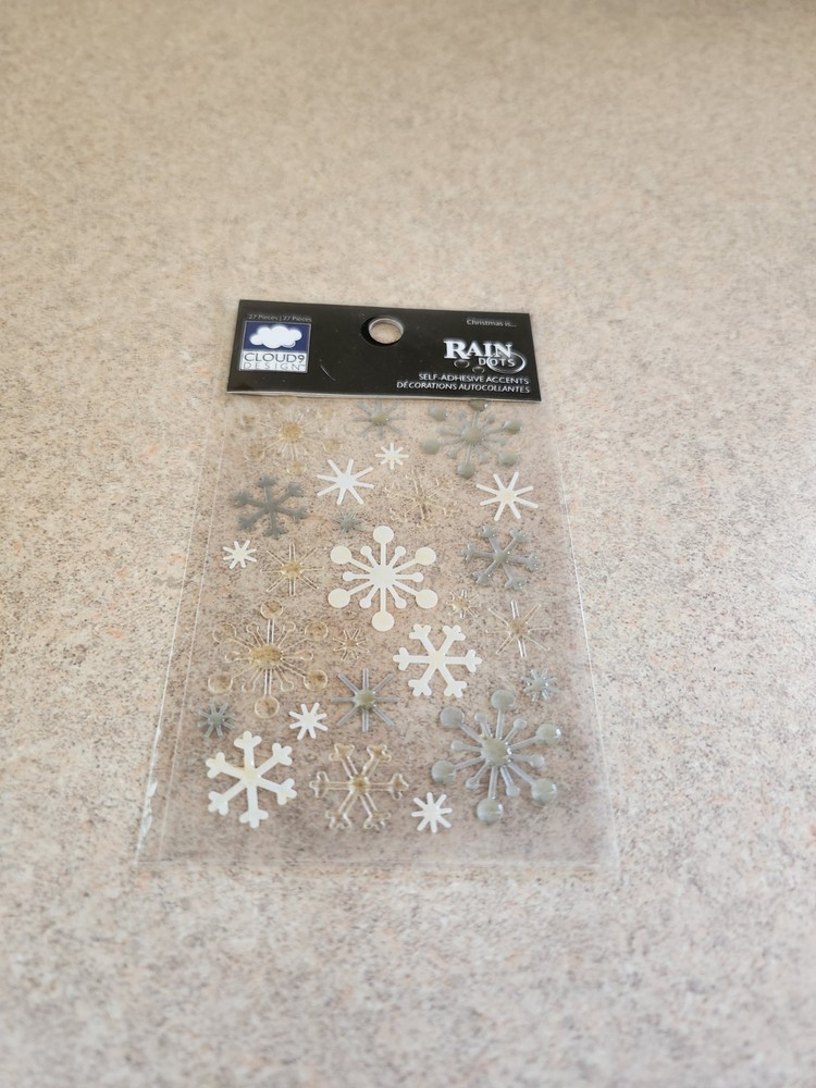 Cloud 9 Designs/Rain Dots~Christmas Is..~Self Adhesive Accents