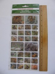 Pop Up Stickers JUNGLE ANIMALS 28 Pieces NIP