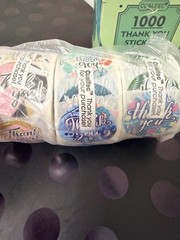 1000 Different 1.5″ Thank You Stickers Thank You Small Business Labels