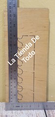 LRG WOOD WOODEN PAPER CUTTING DIE DIORAMA WAVE BORDER FITS ACCUCUT MACHINE READ