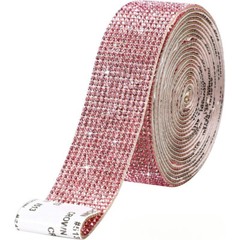 5X Crystal Sticker Self-Adhesive Rhinestone Tape Trim Fake Diamond Ribbon DIY