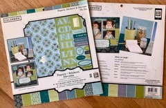 Scrapbook paper, stickers die cuts, total 40 12×12” papers,, 490 sts, 168 diecut
