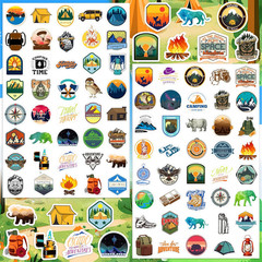 24 Sheets Spring Stickers for Kids, 840 PCS Spring Decorative Stickers Crafts Pa