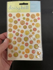 Daisy Hill Alphabet Dome Stickers Lot Of 13 Packages NEW