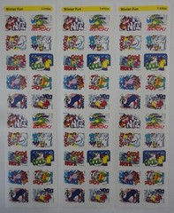 2 Sheets Winter Fun TREND Teacher Stickers (40) T-47054