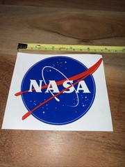 NASA Sticker Decal Space Meatball Stickers + Logo & Iron / Sew On Patch Lot new