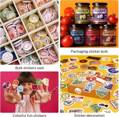 Glossy Vinyl Sticker Paper 240 Sheets for Inkjet/Laser