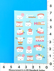 Marshmallow Passion Fruit Scented Scratch & Sniff Sticker Sheet