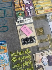 Travel-Themed Scrapbook Stickers & Embellishments Lot
