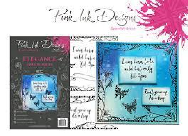 Pink Ink Designs Acrylic Stamps – ELEGANCE – FRAMES SERIES