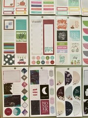 Lot Of 40 Sheets Happy Planner Complete & Incomplete! #3