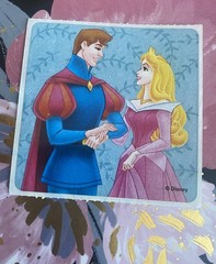 Disney Sleeping Beauty & Prince Sticker Mod 2.5” Inches