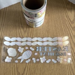 NRN Designs Sticker ROLL EASTER EGG HUNT Borders Very Rare Retired, 50 Sheets