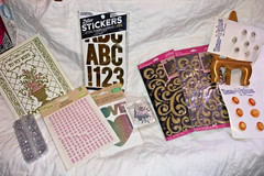CraftingLove/Valentines Junkin’ Box-13 Plus Pounds-Ephemera, Junk Jewelry, etc.