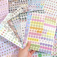 Vibrant 3000+ Piece Alphabet Sticker Book – Ideal for Crafting & Decorating