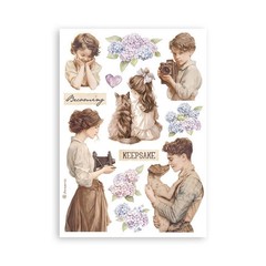 Stamperia Washi Pad 8pc – Quiet Days, SBW26