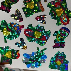 Lot of 2 Vintage 80’ds Trend Fun With Croak, Prismatic Sparkle Frogs 32 Counts