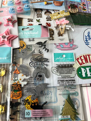 #358 MIXED LOT 50pkgs JOLEE’S – STICKO – K&COMPANY -STUDIO112 3D & FLAT STICKERS