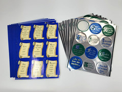 300 Bible Verse Stickers 2 Styles Scroll Metallic Sunday School Stocking Stuffer