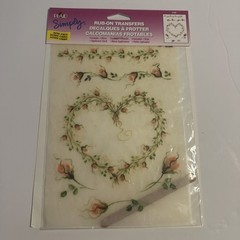 Rub On Transfers Plaid 57268 Acid Free Approx 6” X 8”