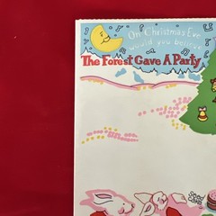 Vintage Sandylion The Forest Gave A Party Maxi Activity Sticker 1984 Rare