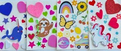 1079+ Stickers Toddler Teacher Incentive Inspiration fun shapes party favors