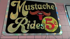 Vintage Stickers Vending Machine Novelty Dirty Adult Pussy Mustache Lot Of 3