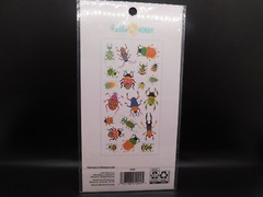 Hello Hobby Multicolor Bugs Themed Stickers, 20 Count