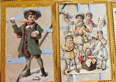Lot Of 10 Mamelok Press Victorian Die Cut 9×6 Paper Sheets Angels Fruit Flowers