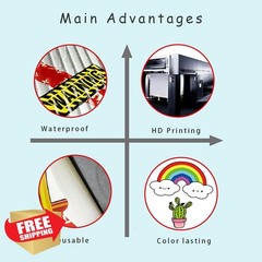 Qaxrocyn Aesthetic Tree Polyester Stickers 50pc