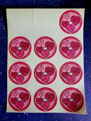 Vintage Trend Candy Hearts Scratch ‘N Sniff Stickers – Matte