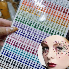 CraftbuddyUS 900pcs 3mm/4mm/5mm MIXED Self Adhesive Rhinestone Gems, Craft DIY
