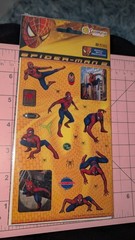 Vintage Sandylion stickers Spider-Man 2 New In Pack 2 Sheets