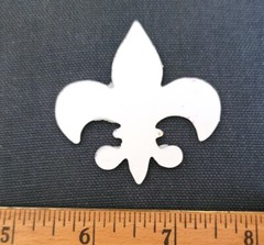 Fun 2″ Single Fleur de Lis Paper Craft