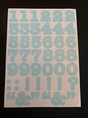 Creative Memories ABC/123 Stickers Alphabet Number Scrapbooking Craft Letters