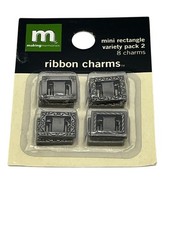 Making Memories Pewter Ribbon Charms And Shaped Clips Lot Of 3 Packages