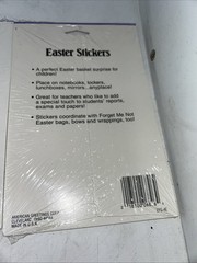 Two Vintage American Greetings Easter Stickers. USA Made