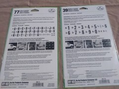 2″ VINAL STICKERS LETTER AND NUMBERS COMBONATION PACK GENERAL USE AS SHOWN