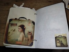 Vintage Travel Junk Journal Scrapbook USA Seller