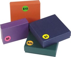 Avery Preprinted Removable Pricing Labels, 3/4 Inch Round Labels, Assorted Neon