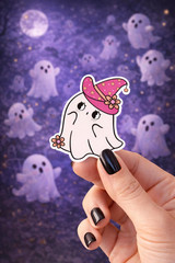 Halloween Ghost Sticker Set – 32 Piece