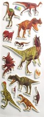 🐠 12 Sheets Puffy Ocean/Forest Animal and dinosaur Sticker Set 🐾