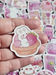 Lot Of Assorted Sweet Treat Stickers, Approximately 95 Stickers, Desserts Snacks