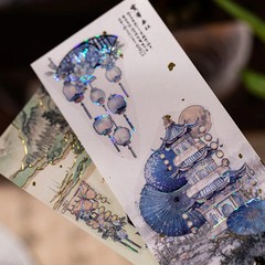 Pet Stickers Sheets 3 of Retro Chinese-style Long Strip Exquisite Patterns Like