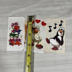 ’80s Vintage Stickers Suzy’s Zoo Penguin Duck Pig Hearts Bows Music