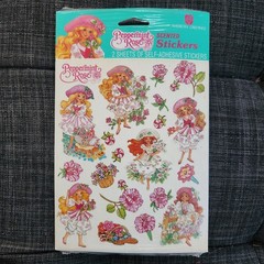 NEW American Greetings Peppermint Rose Scented Stickers 1992 (2 Sheets)